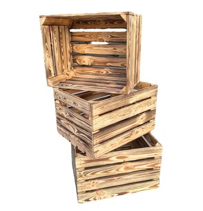 Pallet Fruitkist Meubelkist nieuw Gebrand Gevlamd Pallet Fruitkist Meubelkist nieuw Gebrand Gevlamd
