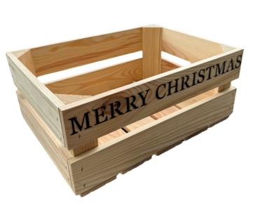 Nieuw kistje L38xB28xH16 Merry Christmas Nieuw kistje L38xB28xH16 Merry Christmas