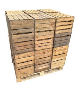 Pallet Fruitkisten blanco Pallet Fruitkisten blanco