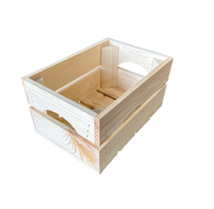 Klein stevig kistje nieuw met handgrepen L29xB20xH15